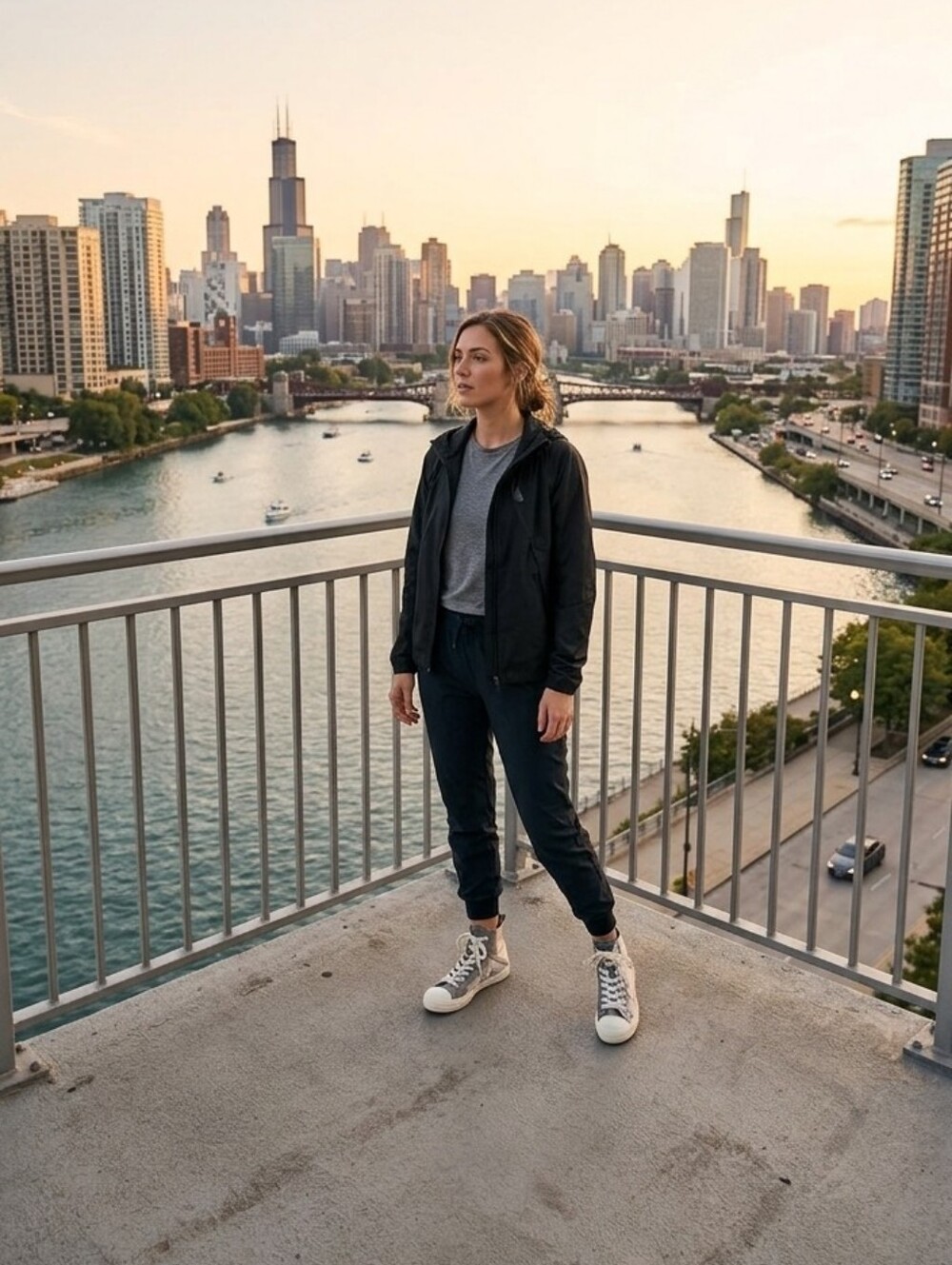 ZARA Stylish Gray High-Top Sneakers